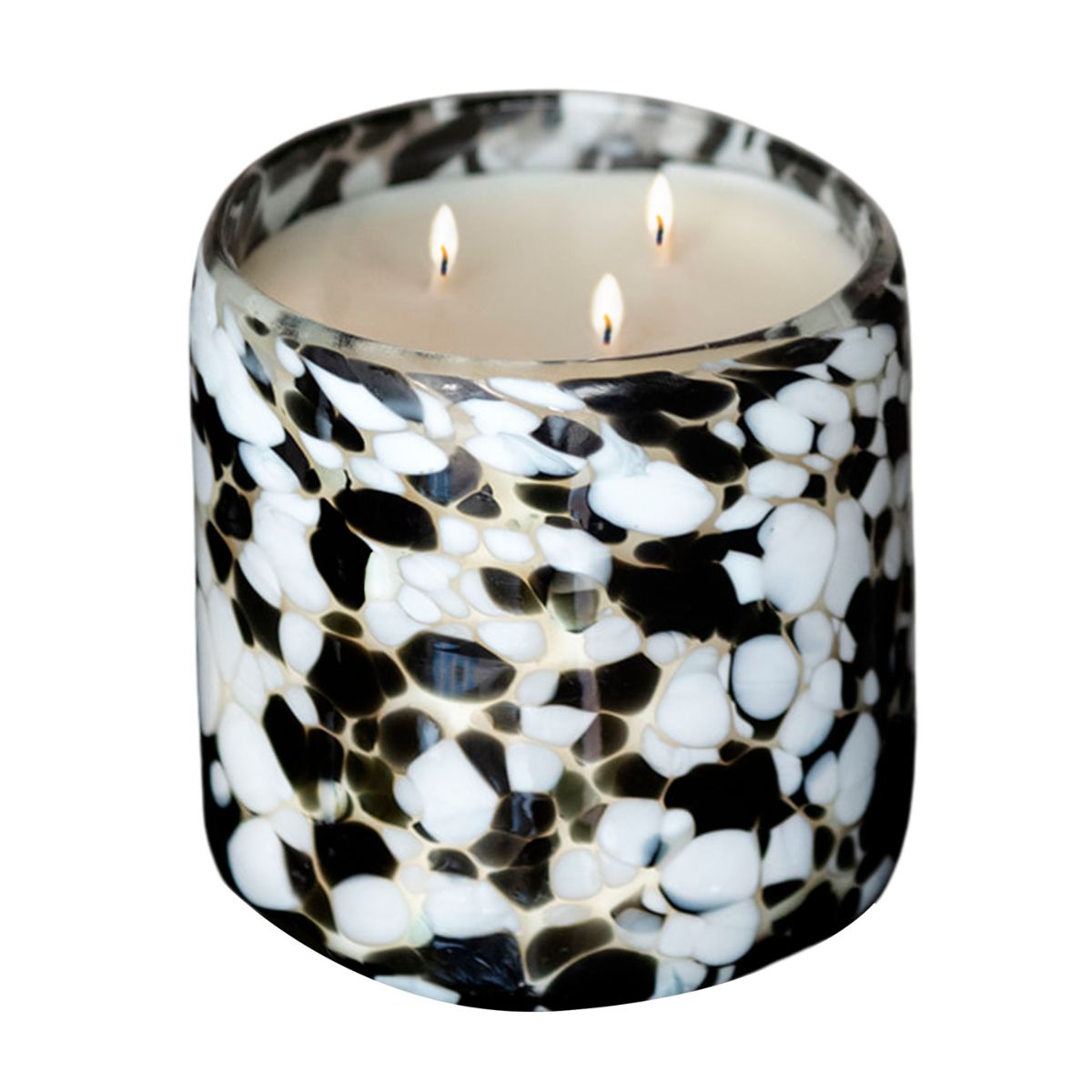 Vela Aromatica de Cera de Soya 100% Artesanal - Miel de Fuego - Aroma Mango y Coco 