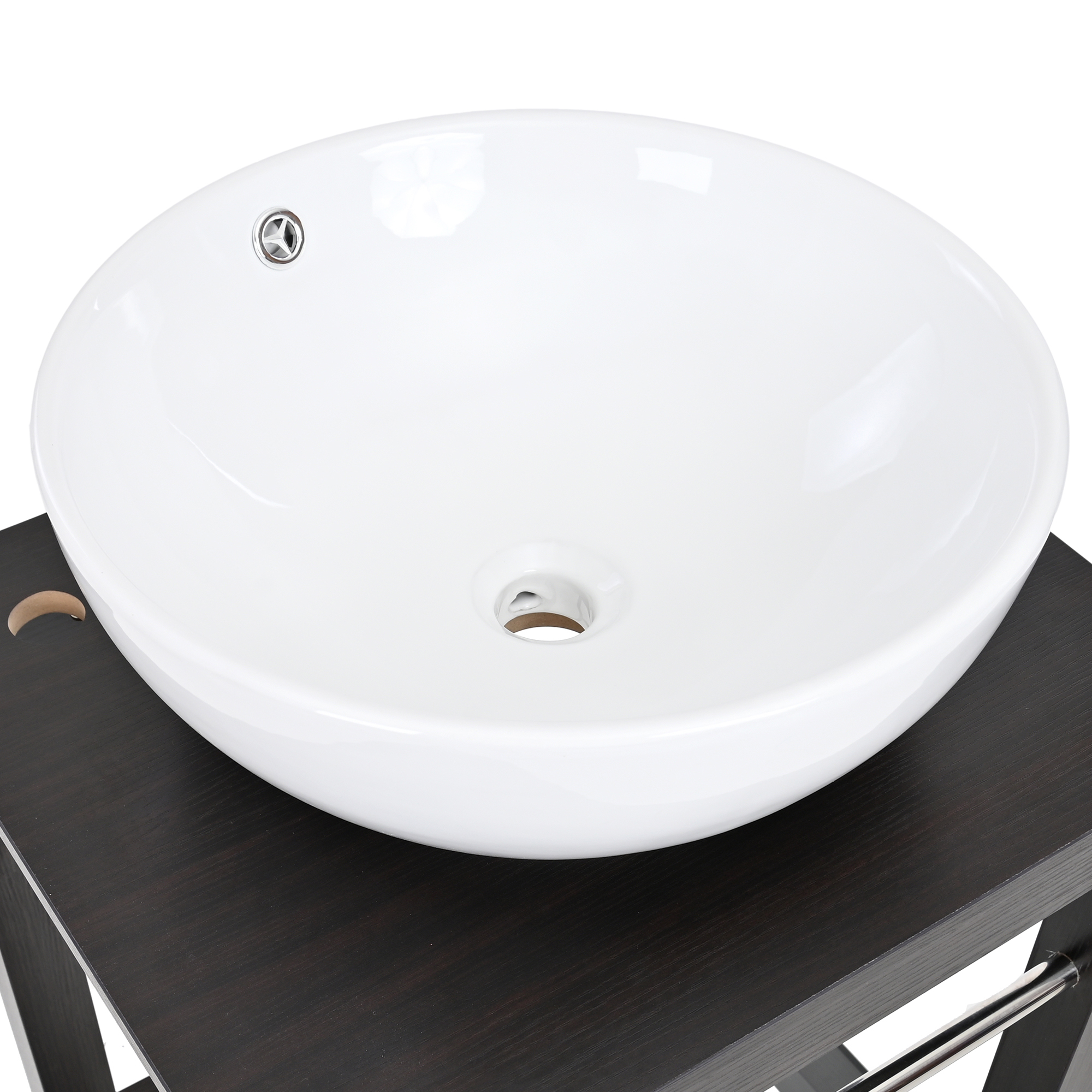 Set mueble para baño 3 piezas incluye lavabo y espejo, marca Gravita