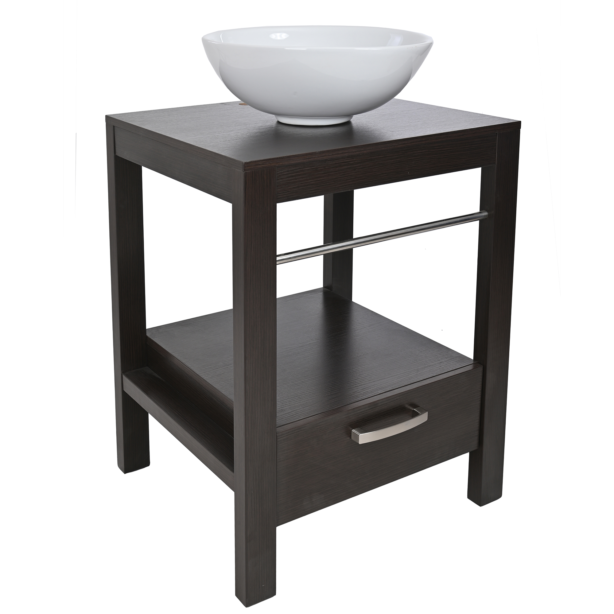 Set mueble para baño 3 piezas incluye lavabo y espejo, marca Gravita 