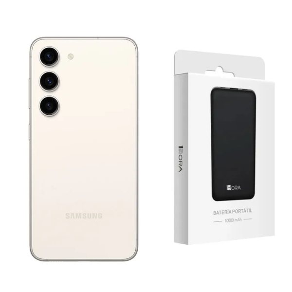 Samsung Galaxy S23 Blanco 128GB Snapdragon Reacondicionado + Bateria 10000 mAh .