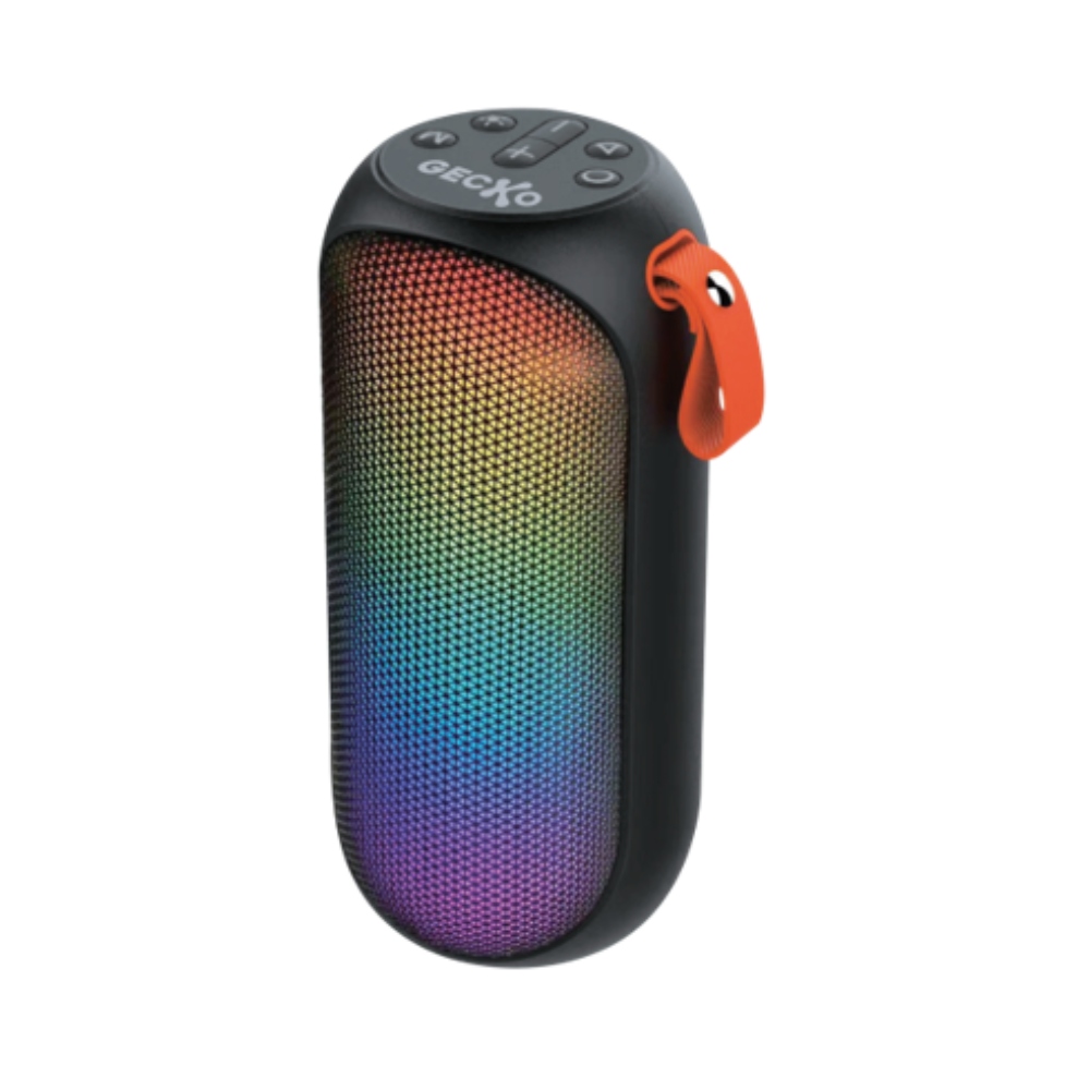 Bocina Waterproof Portatil Gecko20, con Bluetooth, 100 Watts.