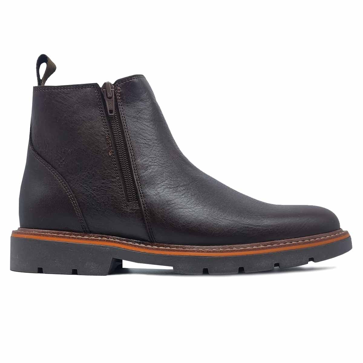 Botines 20hrs 952 Cafes Rocca Hombre Casuales Track 100% Piel.