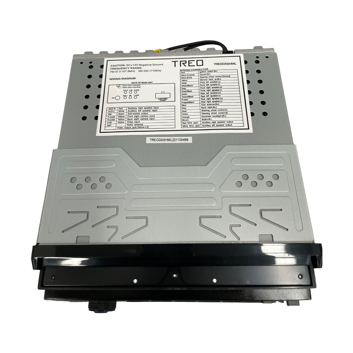 Autoestéreo 2 DIN 7 Pulg Treo TREODASHML Mirror Link CD BT