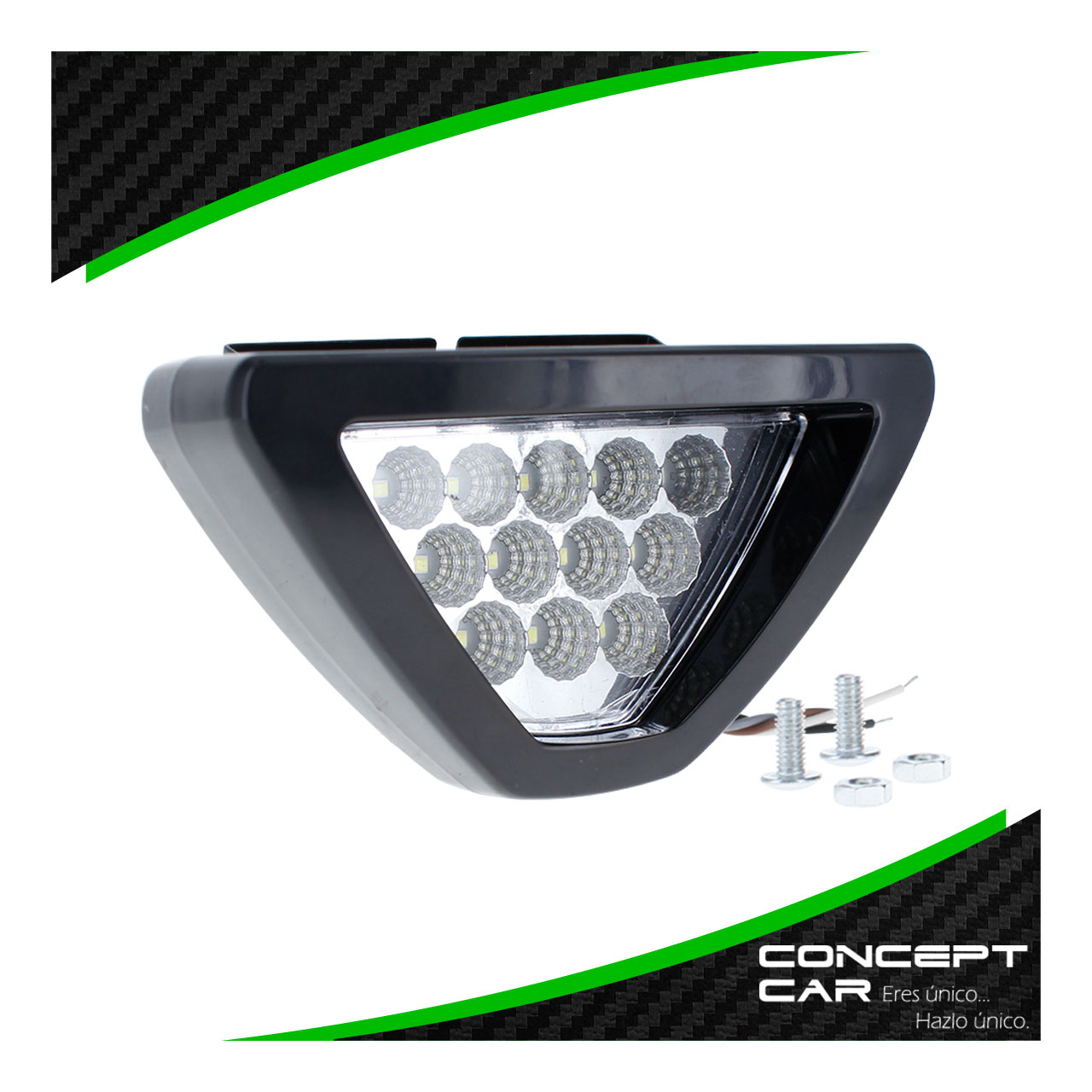 10 Stop Tipo Formula 1 Auto Moto 12 Led 3 Funciones Universal