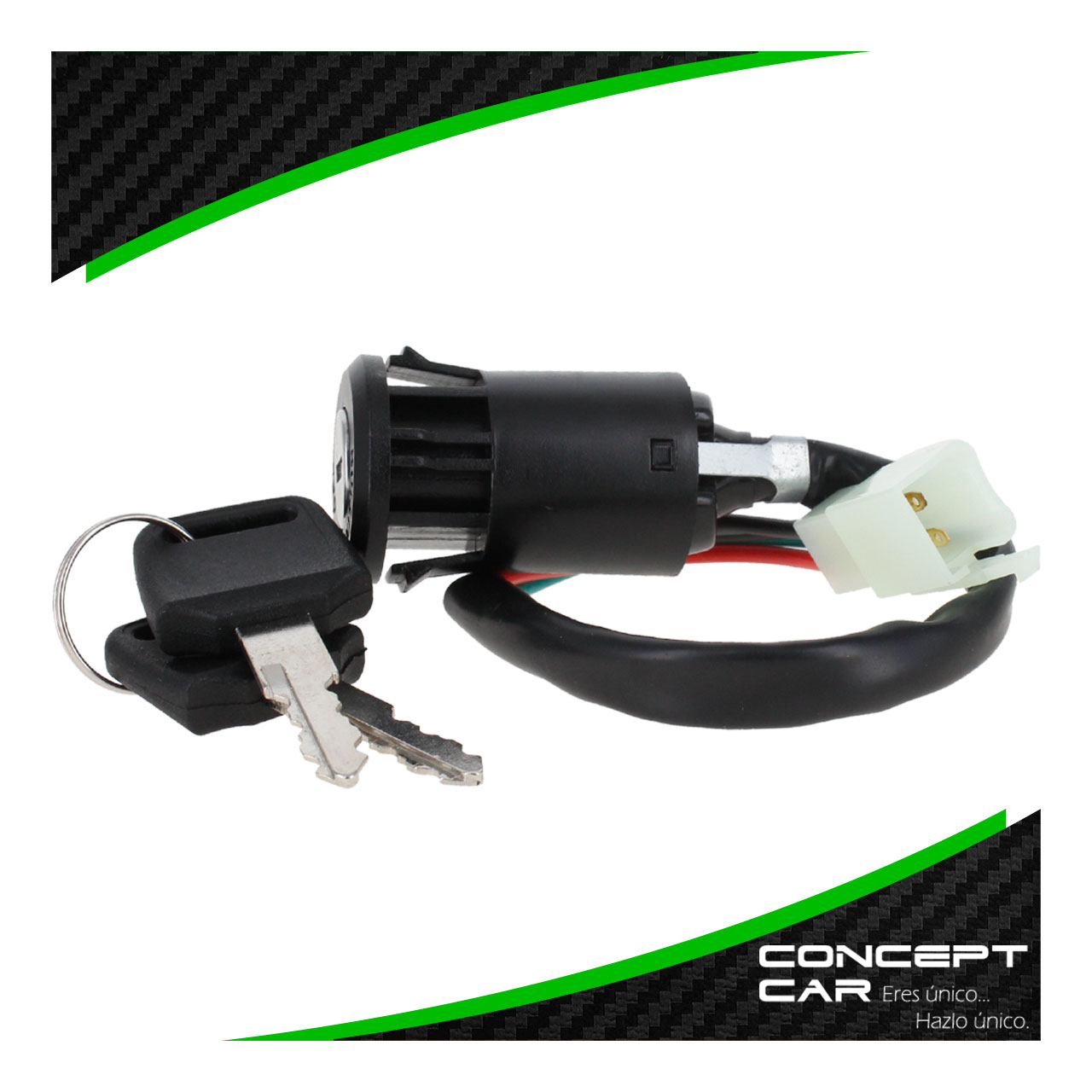 5 Switch De Arranque Apagador Universal Para Moto Con Llaves