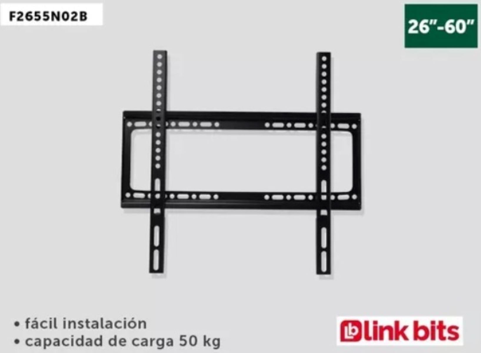 Soporte Fijo Para Pantalla Tv Monitor 26 A 60 Pulgadas T3432