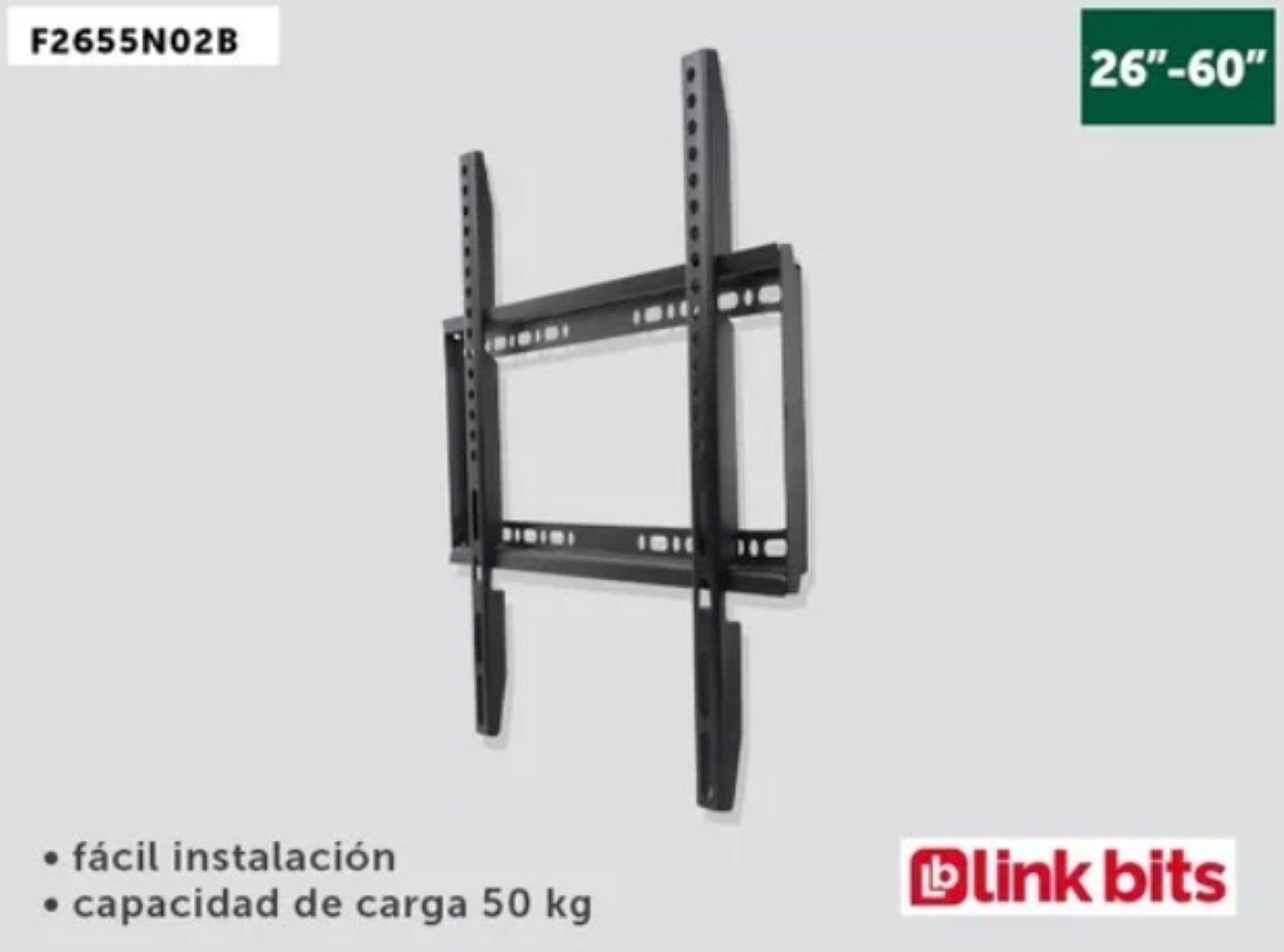 Soporte Fijo Para Pantalla Tv Monitor 26 A 60 Pulgadas T3432