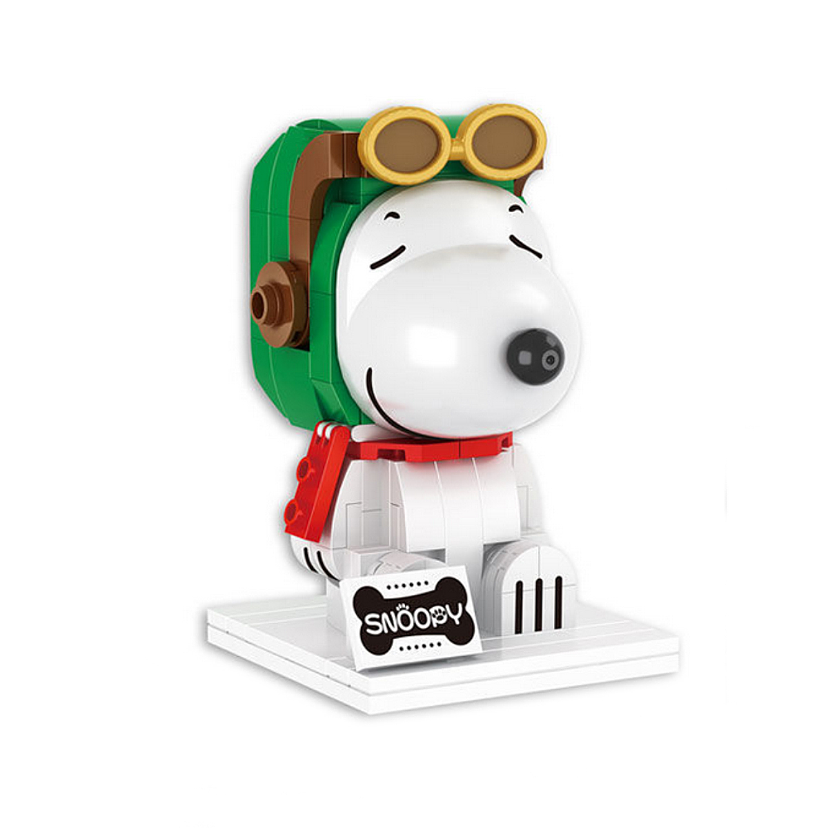 Mini Bloques Armables Snoopy Aviador Serie Animada