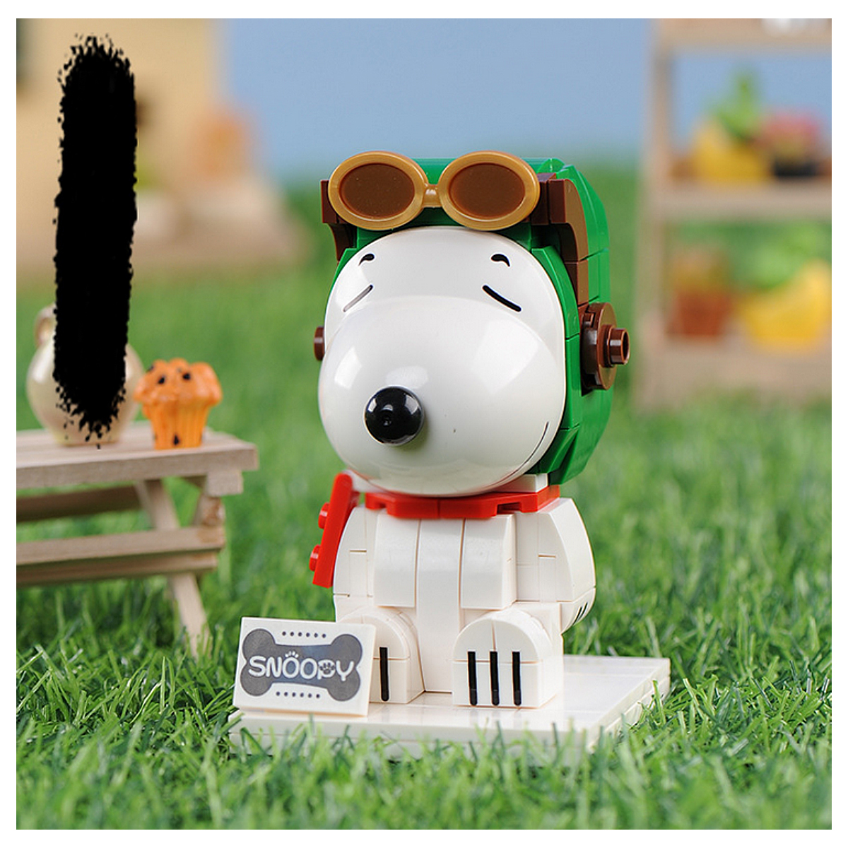 Mini Bloques Armables Snoopy Aviador Serie Animada