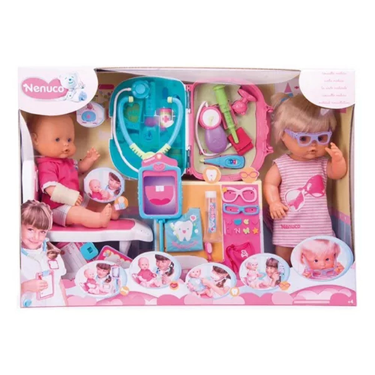  Nenuco Consulta Medica Hasbro Con 2 Muñecos.