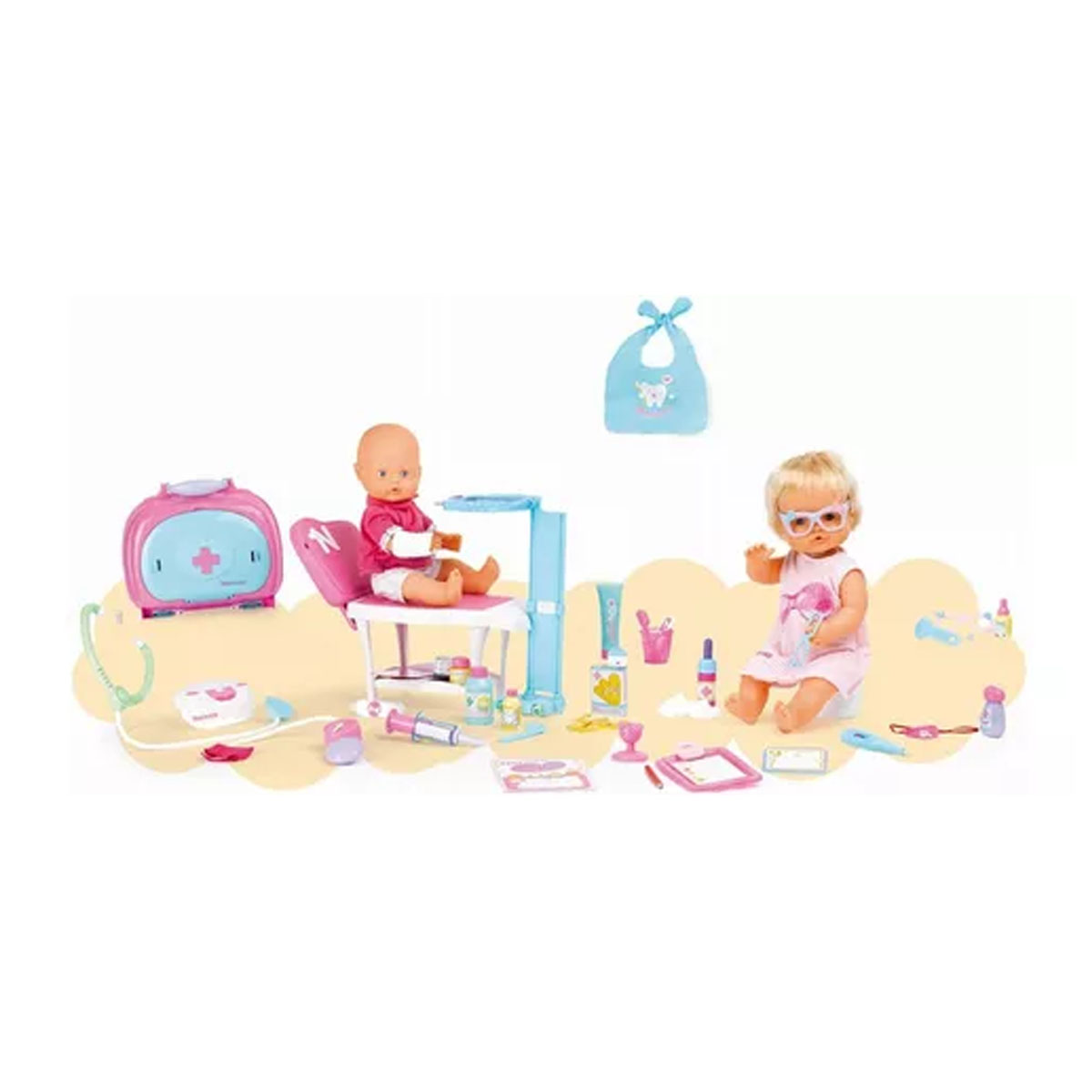  Nenuco Consulta Medica Hasbro Con 2 Muñecos.