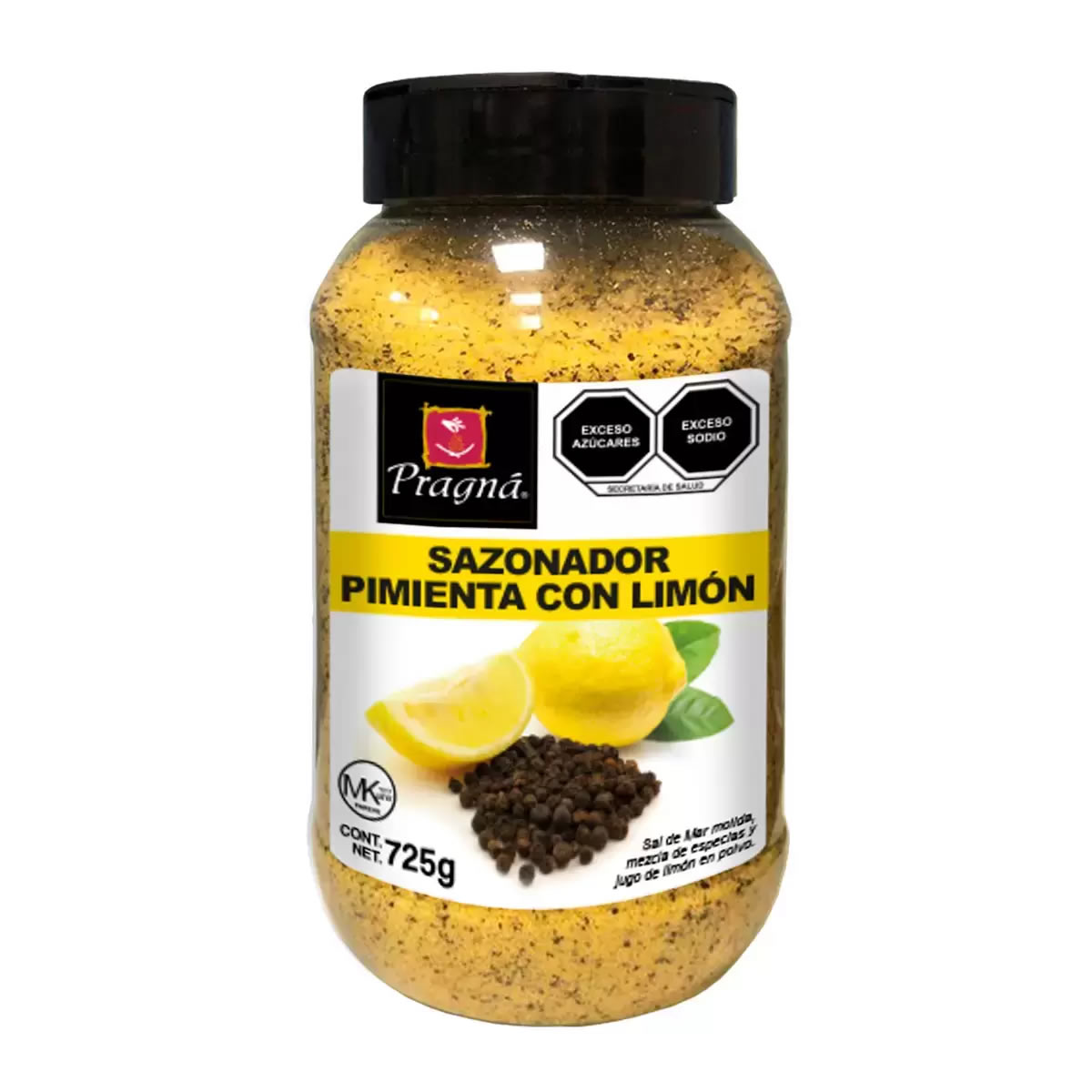 Sazonador Pimienta Con Limón Pragná 662474 De 725g