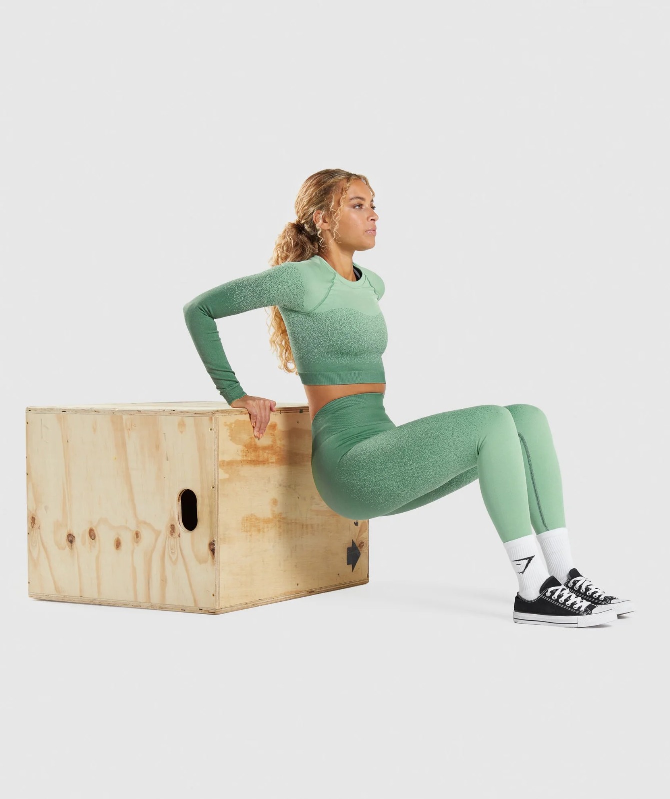 Crop Top GymShark Seamless Long Sleeve