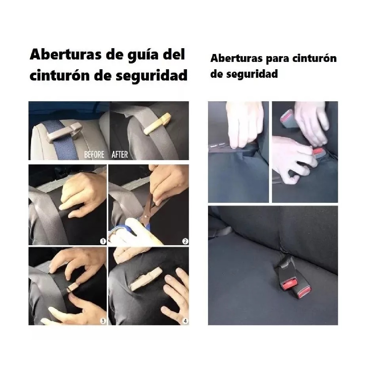 Fundas Para Asientos De Auto Universal 9 Piezas Azul