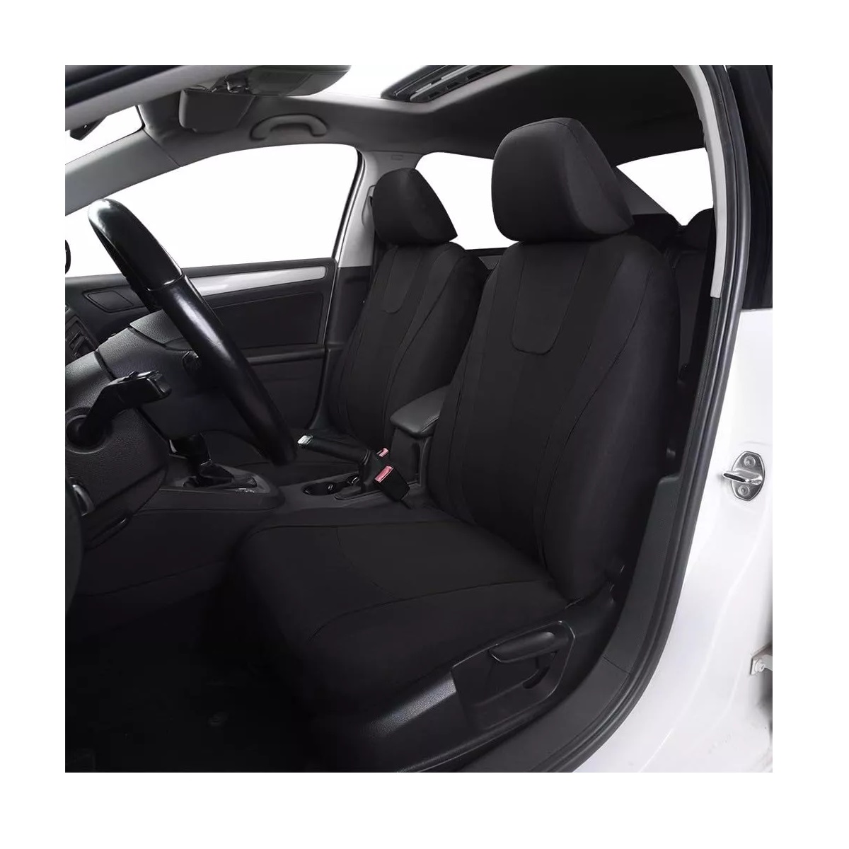 Universal Funda De Asiento Para Asiento Automóvil 10 Piezas Negro