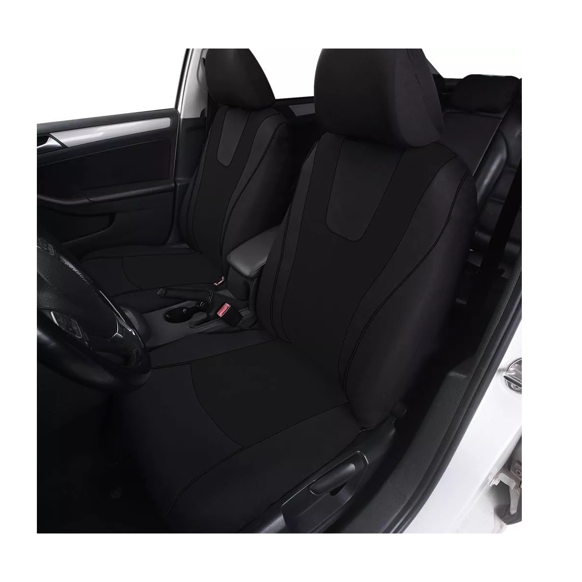 Universal Funda De Asiento Para Asiento Automóvil 10 Piezas Negro