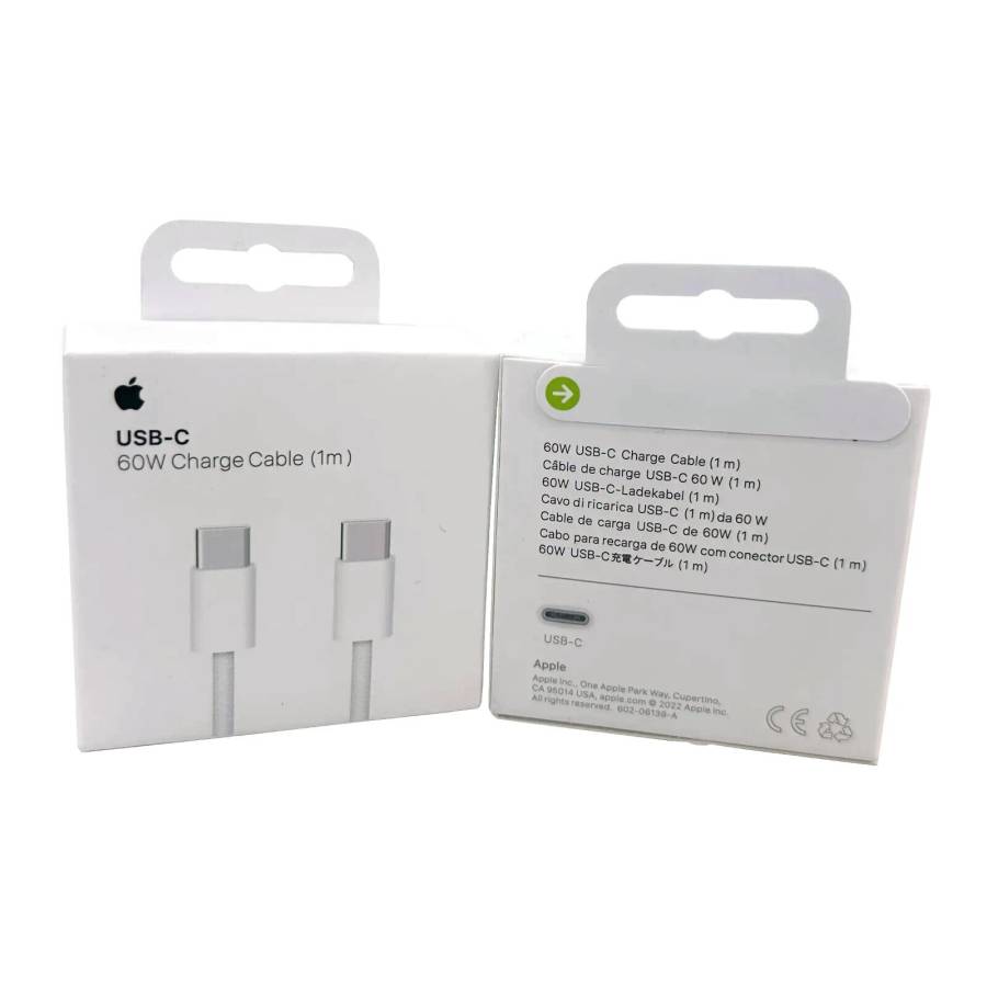 CABLE DE CARGA USB-C A USB-C DE 60 W (1M) APPLE 