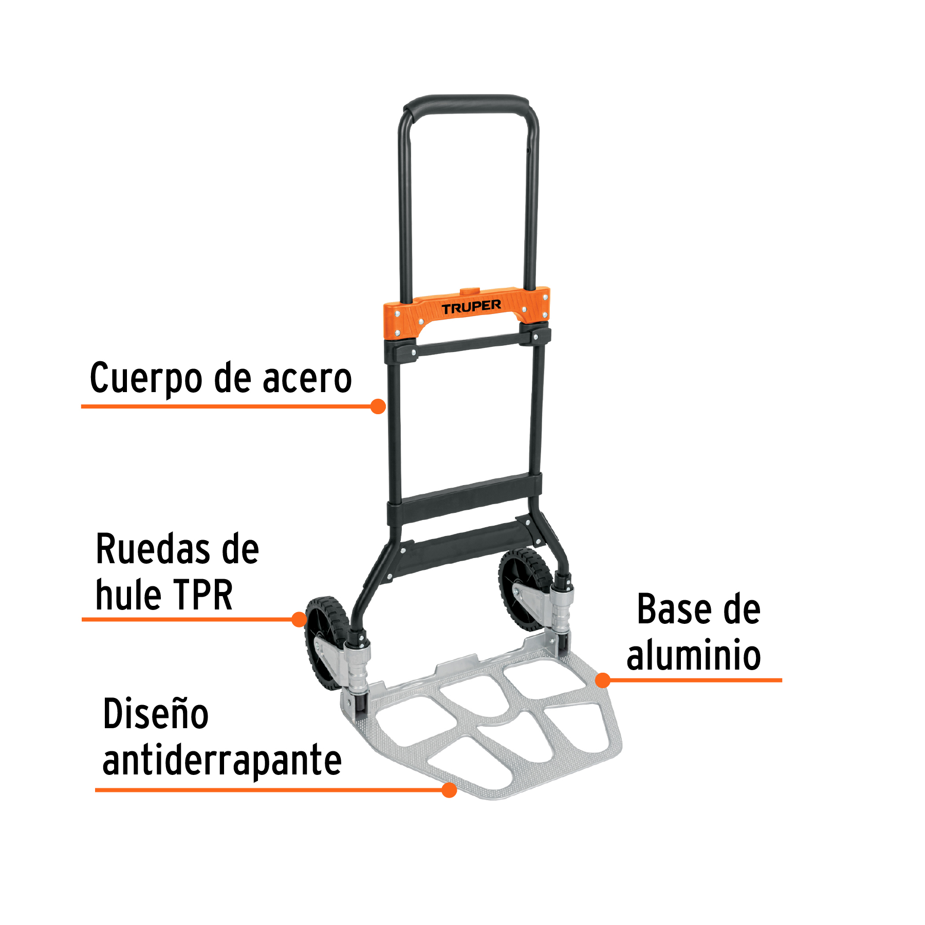 DIABLO DE CARGA, PLEGABLE, 120 KG, TRUPER 103198