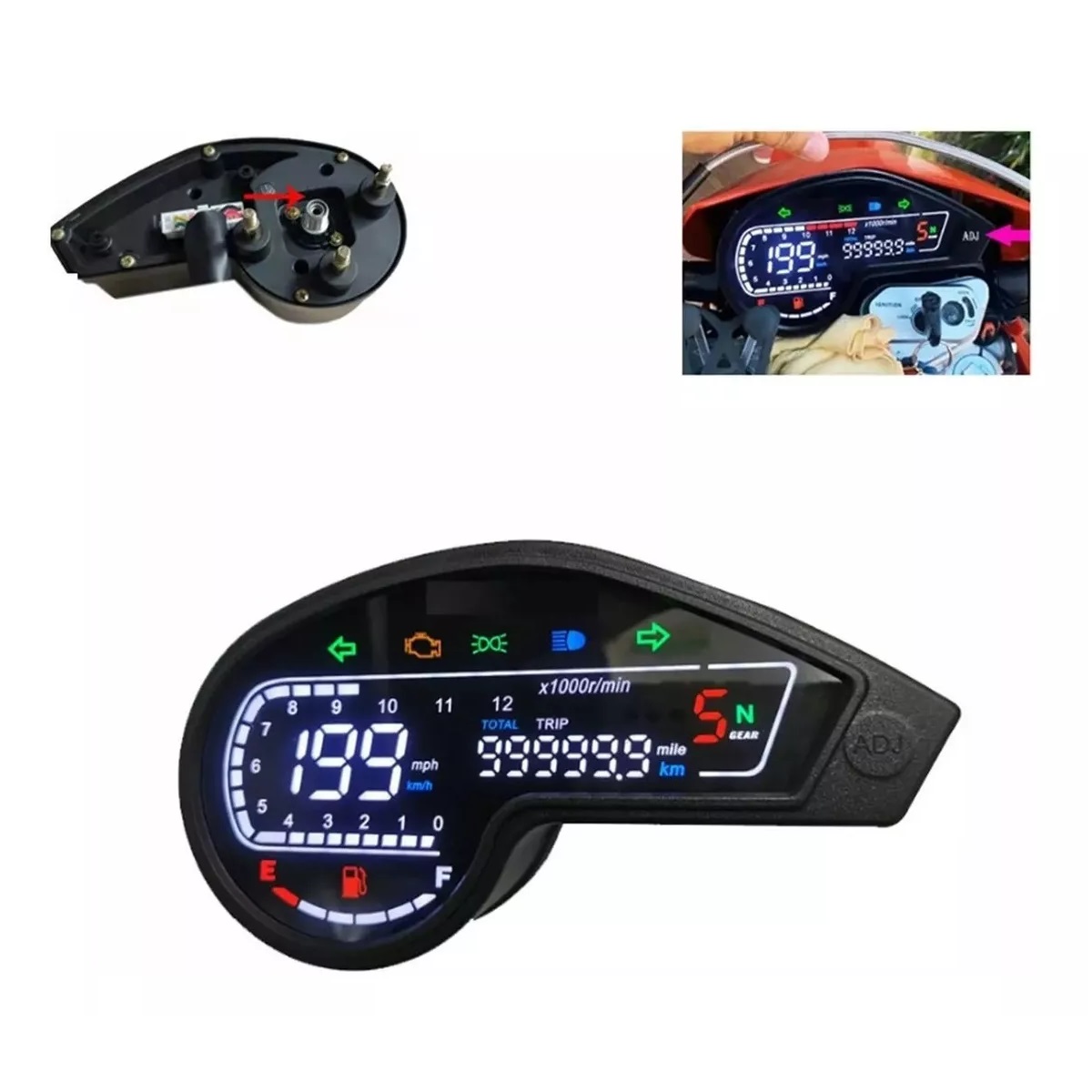 Tablero Digital Para Motocicleta Dm200 Xr1901 Crm250 150 Gy2