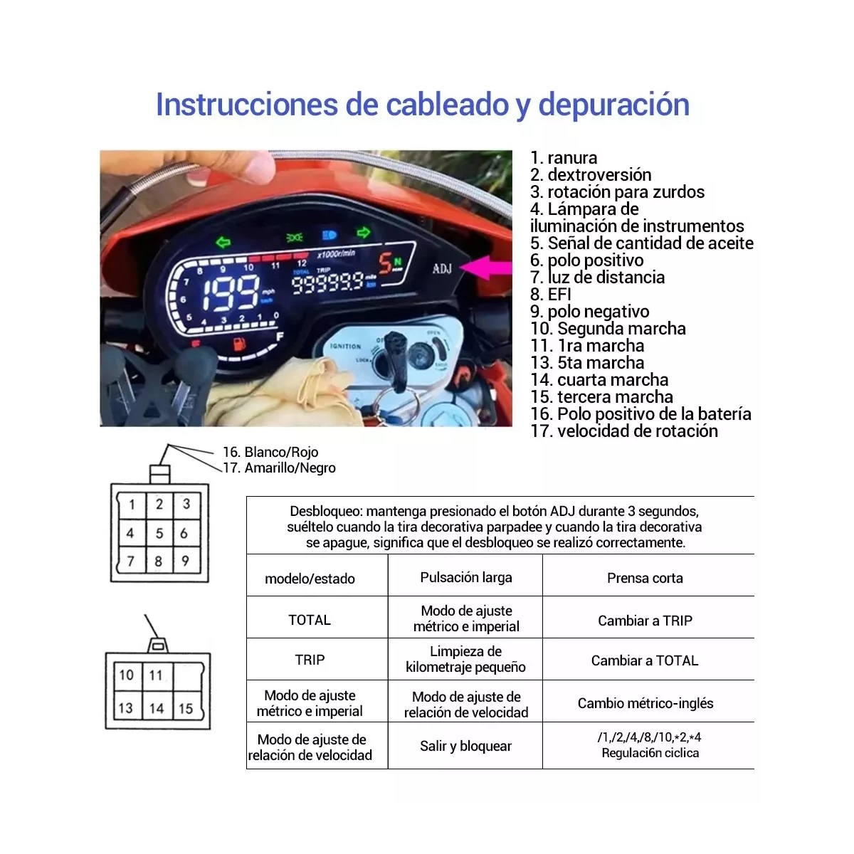 Tablero Digital Para Motocicleta Dm200 Xr1901 Crm250 150 Gy2