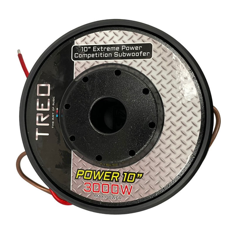 Subwoofer Doble Bobina 10 Pulg Treo POWER10 1500 Watts RMS.