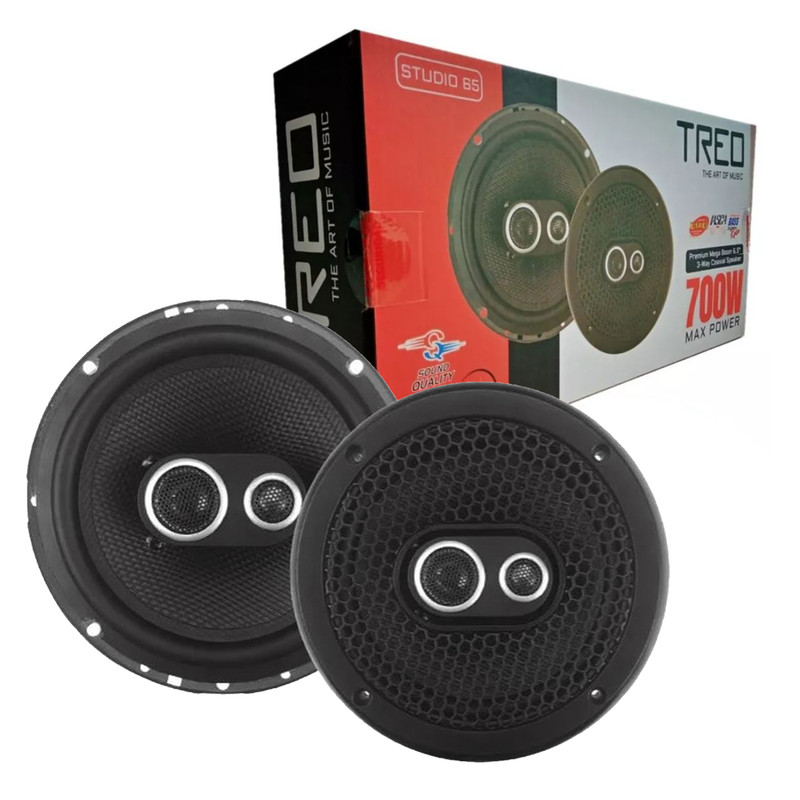 Bocina Coaxial TREO STUDIO65 de 3 vías de 6.5".