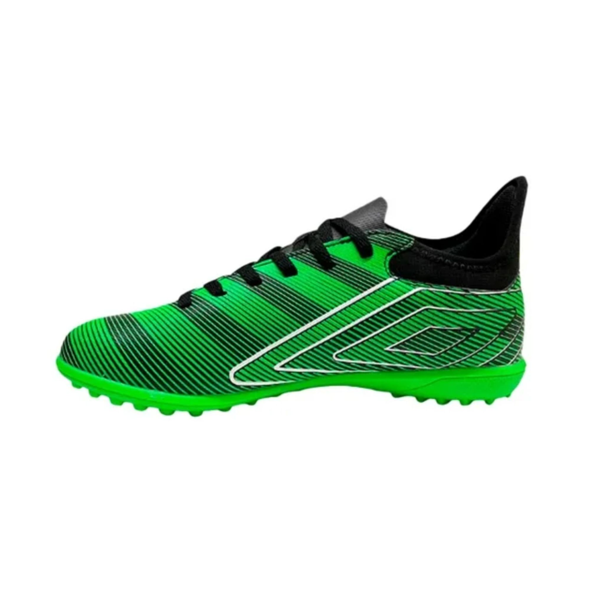 Tenis UMBRO Veloce LT III TF Fútbol Rápido Verde con Negro Hombre Originales 81966UEEY