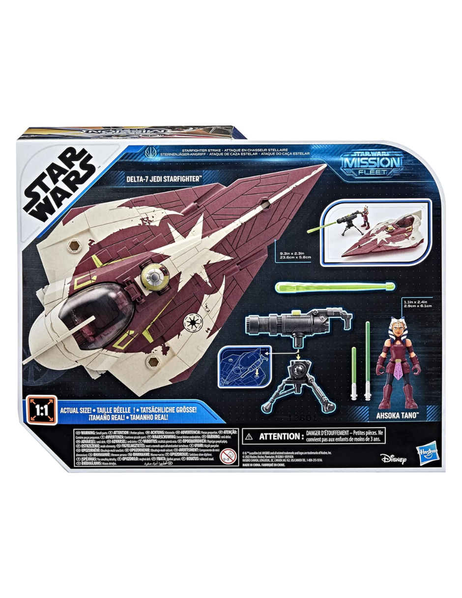 Figuras Acción Hasbro Disney Star Wars Jedi Starfighter.