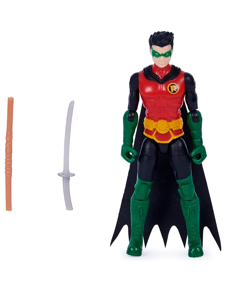 Dc Pack de 4 figuras - Batman Y Robin Vs Joker Y King Shark