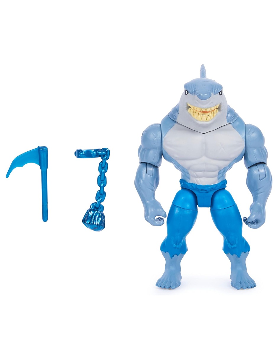 Dc Pack de 4 figuras - Batman Y Robin Vs Joker Y King Shark