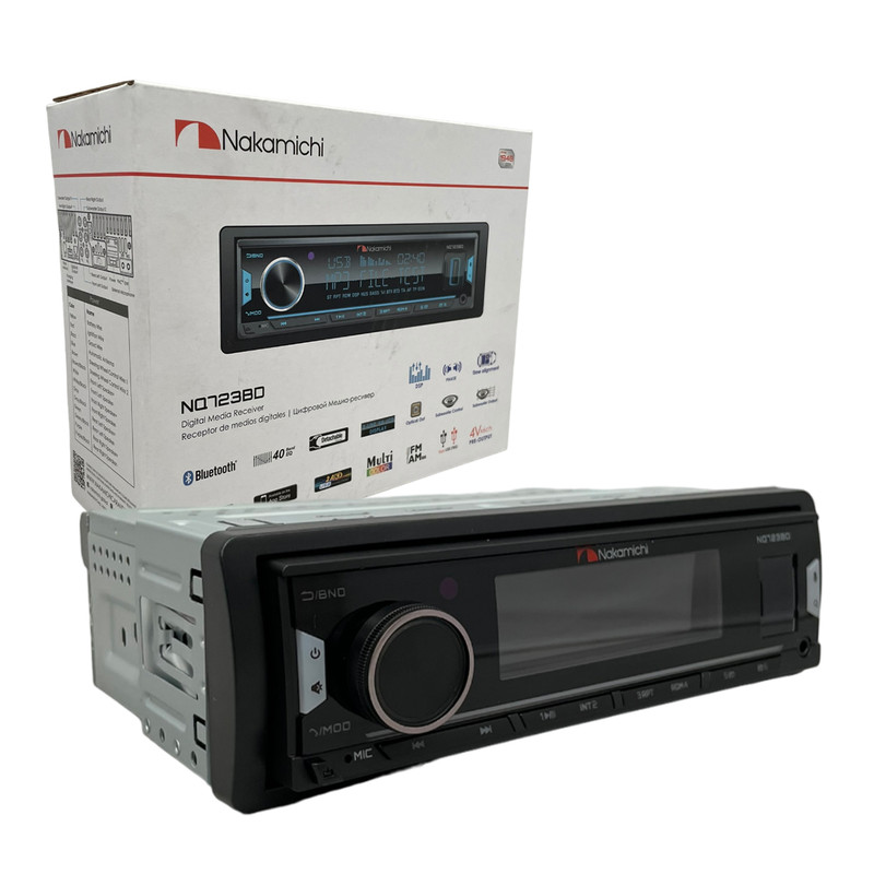 Estereo 1 din Nakamichi NQ723BD 4V 6RCA + SUB 50X4W.