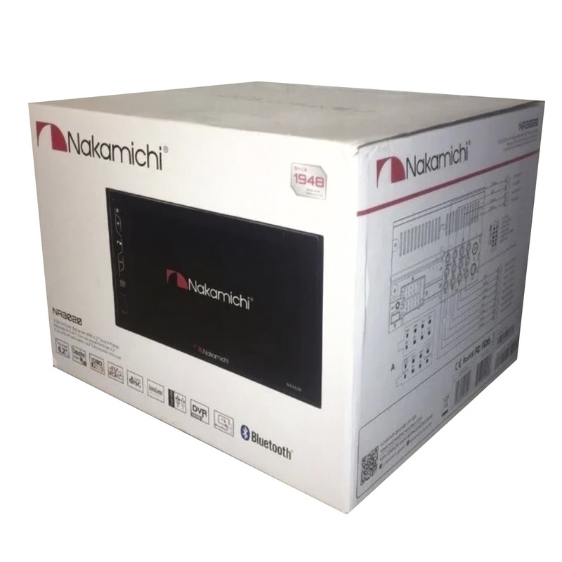 Autoestereo Pantalla 6.2 Touch Mirror Link Nakamichi NA3020 Dvd/usb/sd/bt.