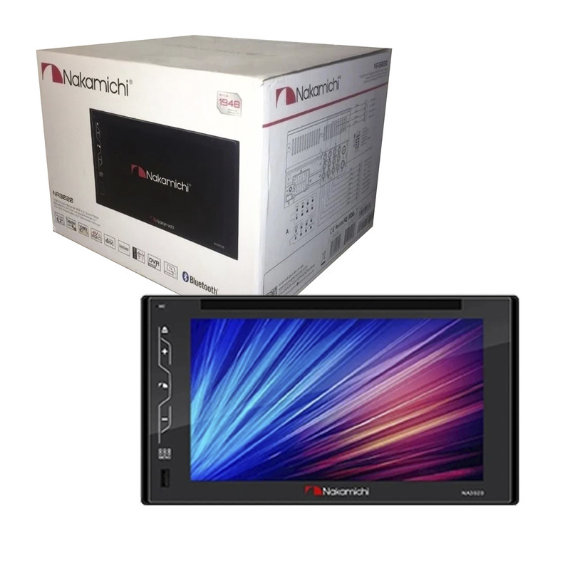 Autoestereo Pantalla 6.2 Touch Mirror Link Nakamichi NA3020 Dvd/usb/sd/bt.