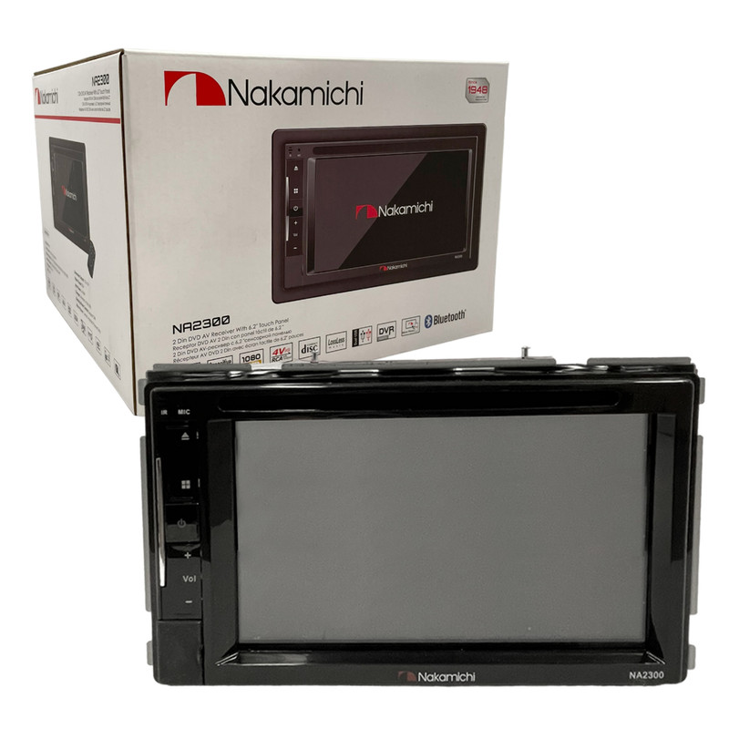 Pantalla de 6.2" táctil lNakamichi NA2300 BT/ Am/ Fm / CD / DVD.