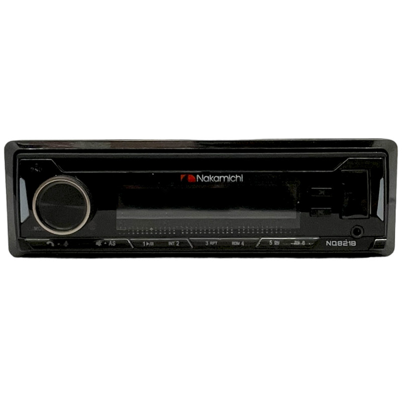 Autoestéreo 1 DIN Nakamichi NQ821B Desmontable CD Bluetooth IOS Android RGB.