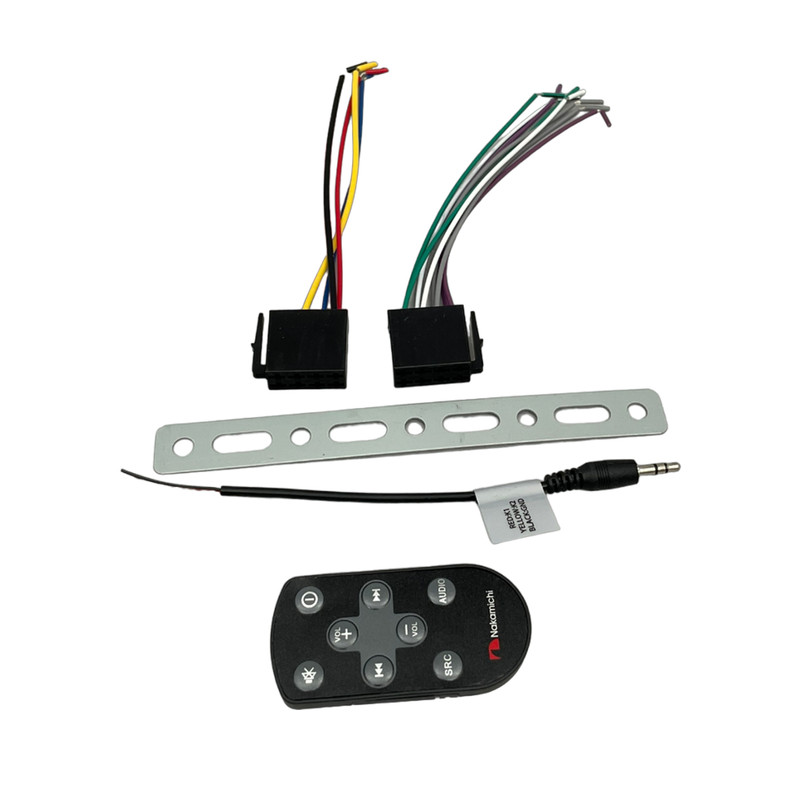 Autoestéreo 1 DIN Nakamichi NQ821B Desmontable CD Bluetooth IOS Android RGB.