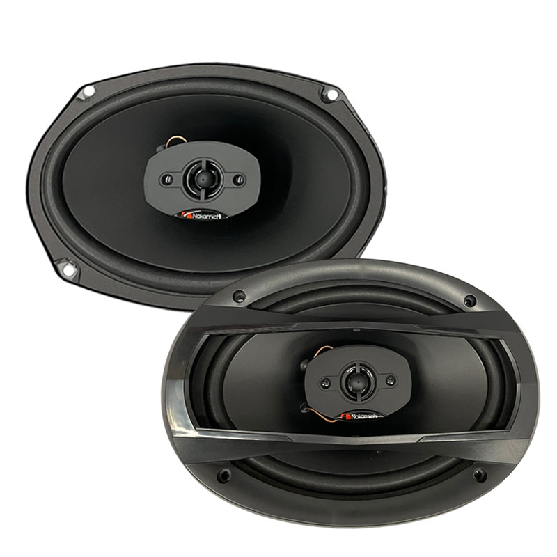 Bocinas 6x9 Pulgadas Nakamichi N69lat 750watts 4 Vias Color Negro.