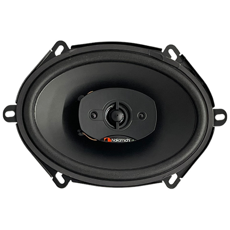 Bocinas 5x7 Pulgadas Nakamichi NSE57LAT 500 Watts 4 Vias Color Negro.