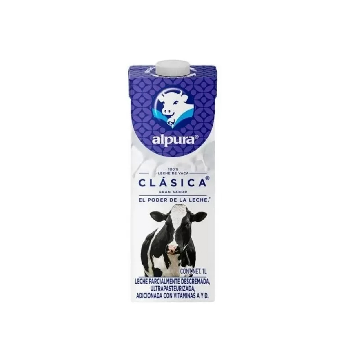 Leche Alpura Clásica Entera Ultra Pasteurizada 1litro