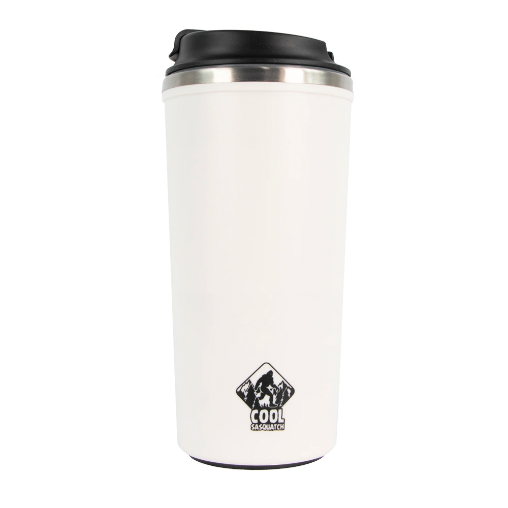 Termo Antiderrame Blanco 500 Ml Acero Inoxidable.