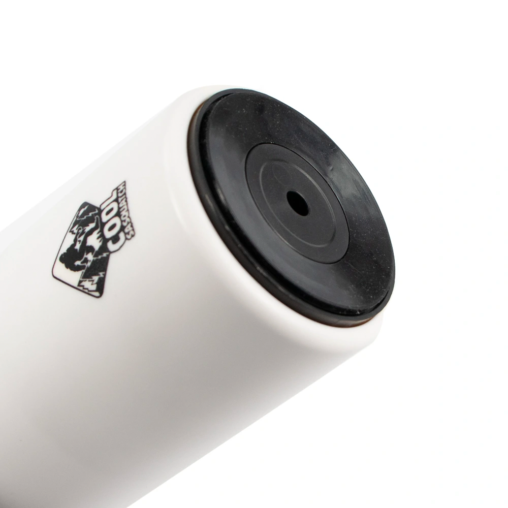 Termo Antiderrame Blanco 500 Ml Acero Inoxidable.