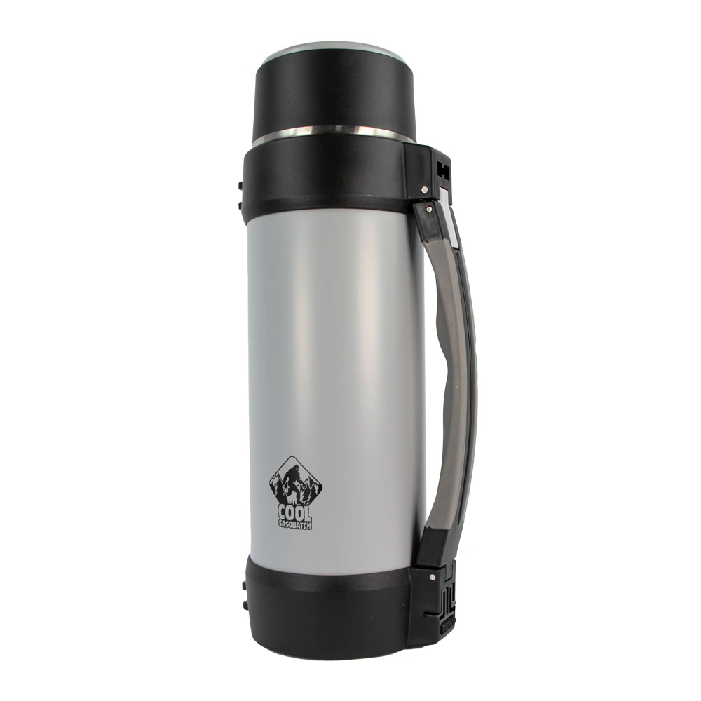 Termo Gigante Gris 2 L Acero Inoxidable