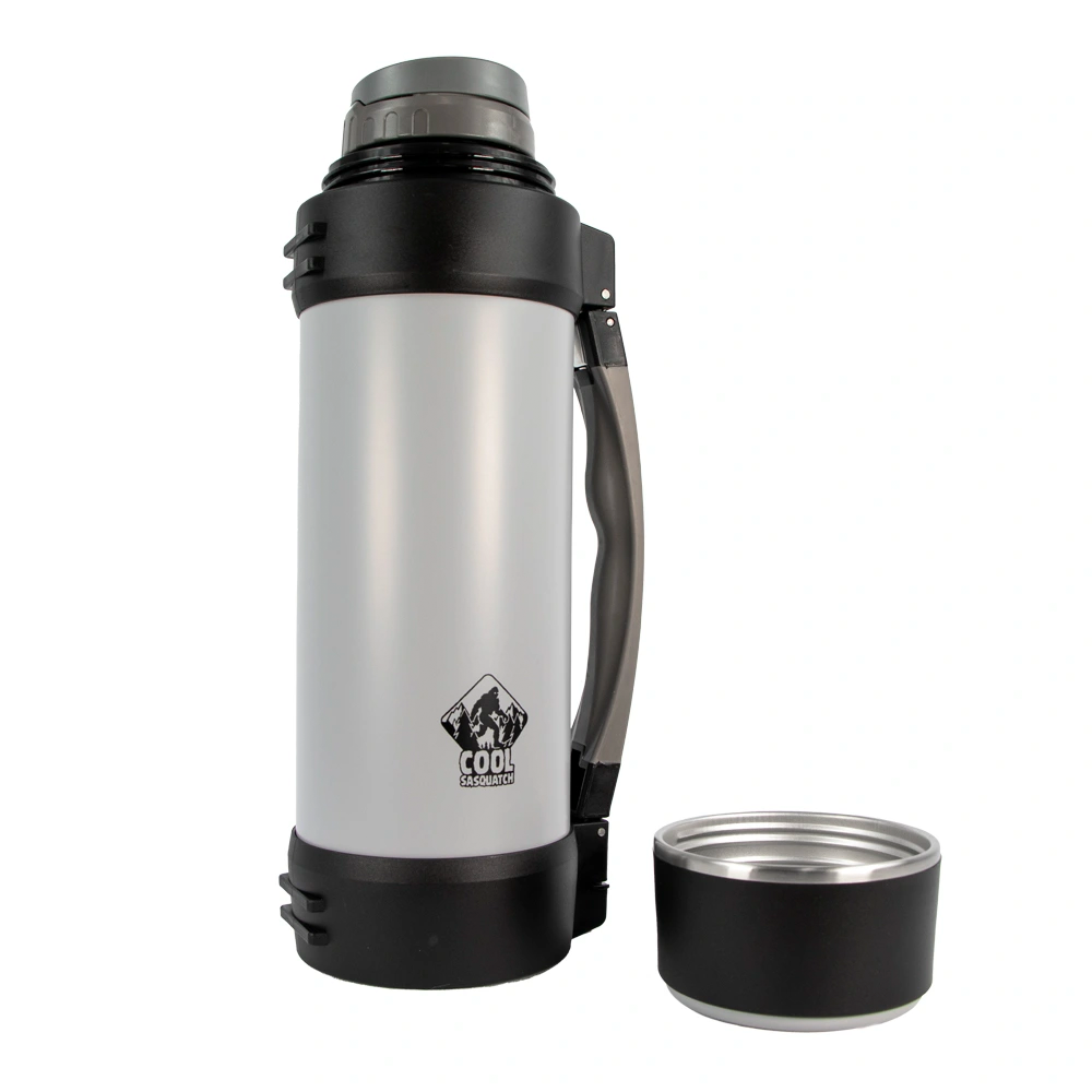 Termo Gigante Gris 2 L Acero Inoxidable