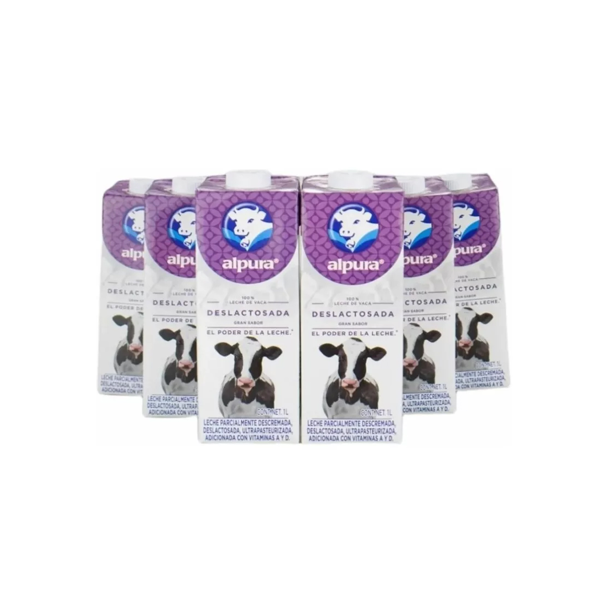 Leche Alpura Deslactosada 18 Piezas de 1 litro c/u