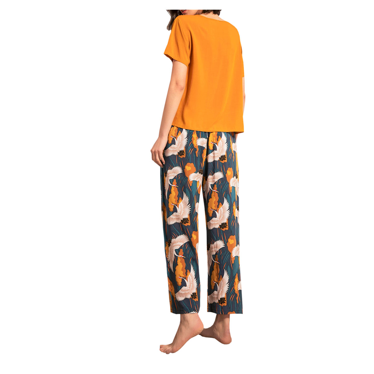 Pijama Elegante Dama Mujer Ropa De Dormir Suave 2 Piezas