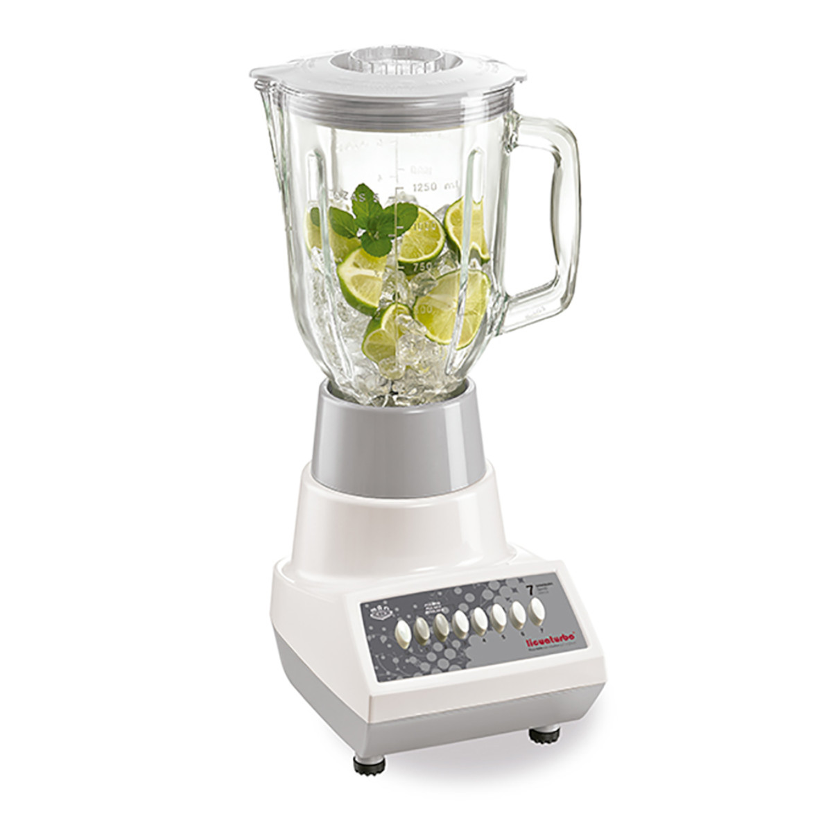 Licuadora MAN LPV-507 vaso Vidrio 1.5 Lt. 7 velocidades.