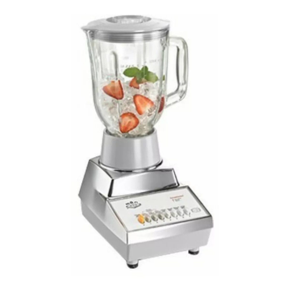 Licuadora MAN LMV-9090 vaso Vidrio 1.5 Lt. 7 vel. 550W base metálica.