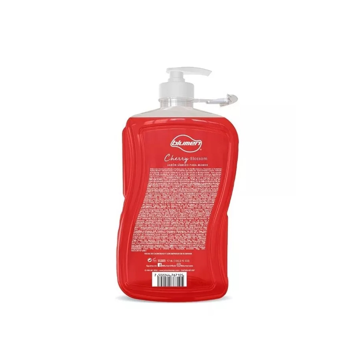 Jabón Líquido para Manos Blumen Cherry Blossom de 4 litros