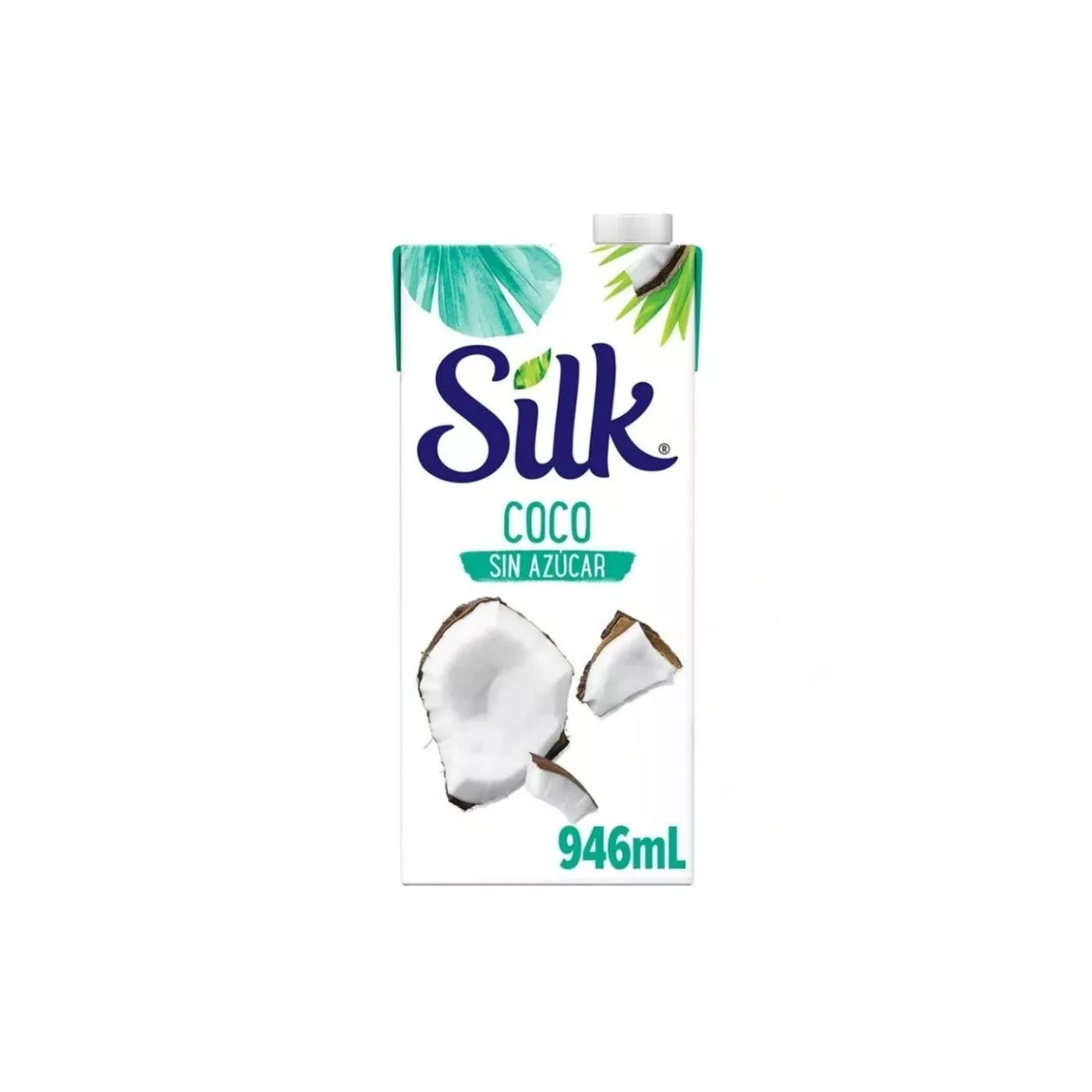 Silk Leche de Coco sin Azúcar 3 Piezas de 946 ml c/u