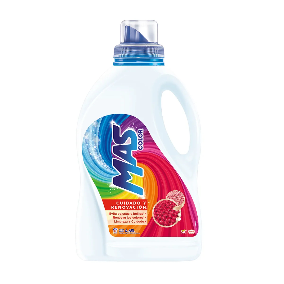 Detergente Líquido Mas Color de 4.65 litros